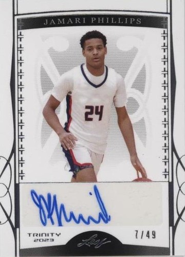 2022-23 Leaf Trinity - Jamari Phillips #BA-JP1