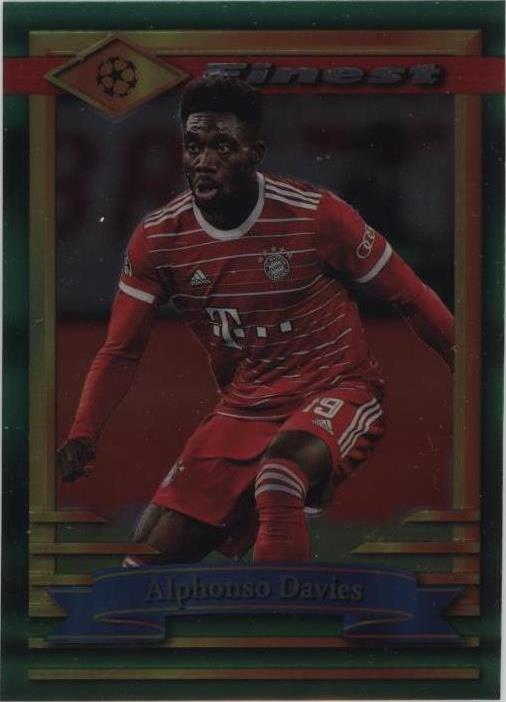 2022-23 Topps Finest Flashbacks UEFA Alphonso Davies #84