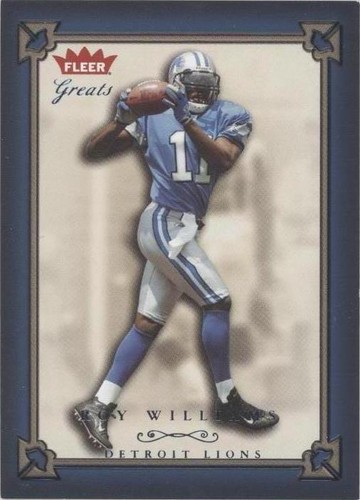 2004 Fleer Greats Roy Williams #80