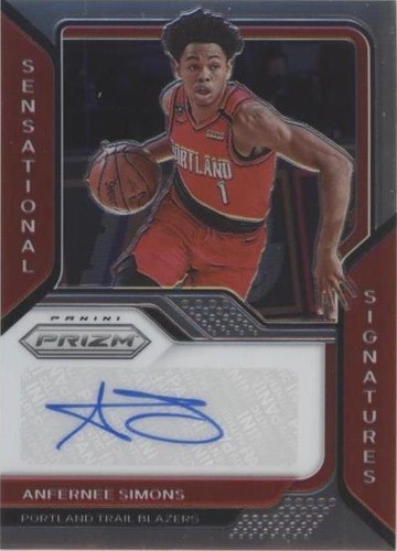 2020-21 Panini Prizm - Anfernee Simons #SS-ANF