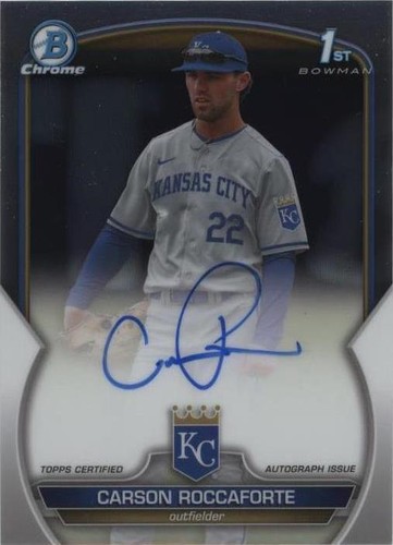 2023 Bowman Draft - Carson Roccaforte #CDA-CR