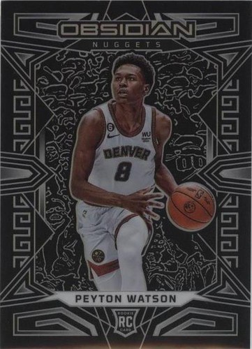 2022-23 Panini Obsidian - Peyton Watson #195