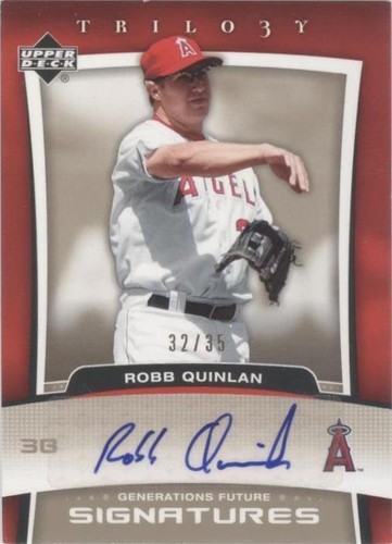 2005 Upper Deck Trilogy - Robb Quinlan #FU-RQ