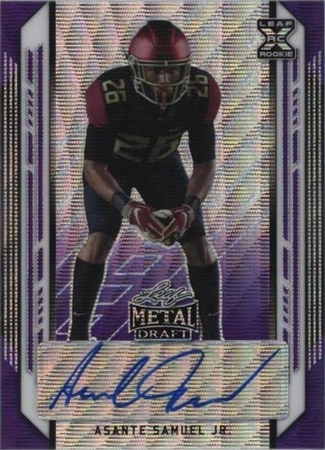 2021 Leaf Metal Draft Asante Samuel Jr. #BA-ASJ