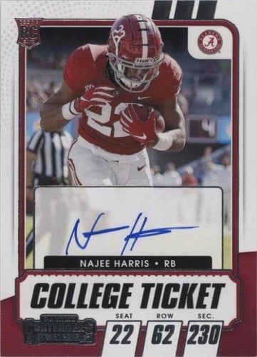 2021 Panini Contenders Draft Picks Najee Harris #109