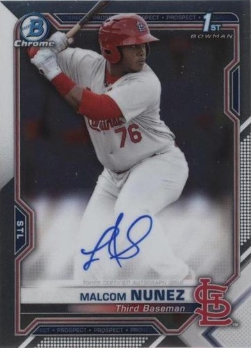 2021 Bowman Chrome - Malcom Nunez #CPA-MN