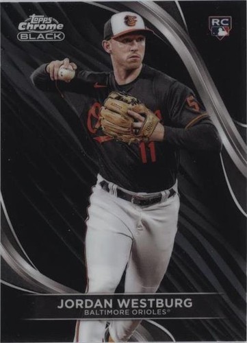 2024 Topps Chrome Black - Jordan Westburg #76