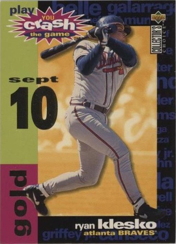 1995 Upper Deck Collector's Choice - Ryan Klesko #CG11