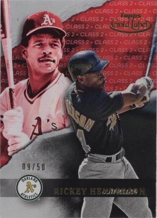 2020 Topps Gold Label - Rickey Henderson #70