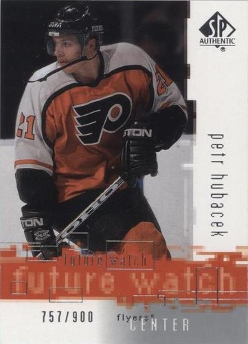 2000-01 SP Authentic - Petr Hubacek #117