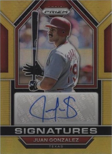2023 Panini Prizm - Juan González #SIG-JG