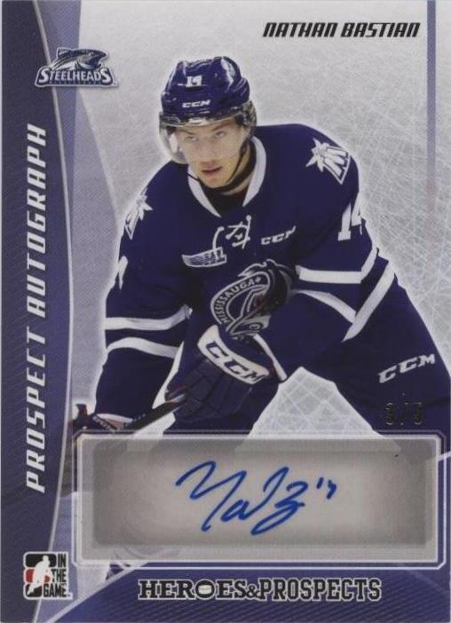 2016-17 Leaf In the Game Heroes & Prospects - Nathan Bastian #PA-NB1