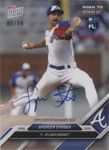 2024 Topps Now Road to Opening Day - Spencer Strider #SS-A