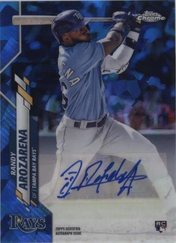 2020 Topps Chrome Update Series Sapphire Edition - Randy Arozarena #RA-RA