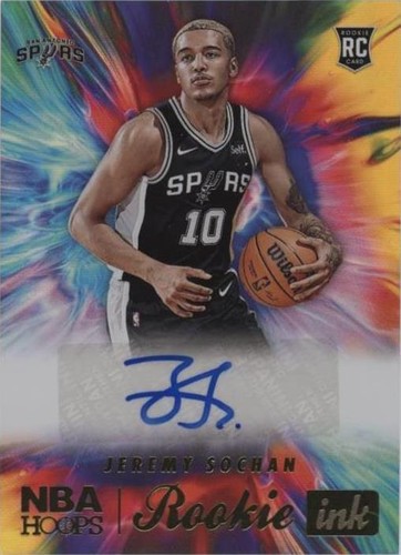 2024-25 Panini NBA Hoops - Rookies Jeremy Sochan #239 Purple