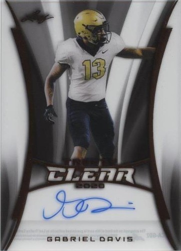 2020 Leaf Trinity Gabriel Davis #CA-GD2
