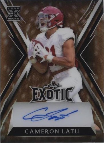 2023 Leaf Exotic Cameron Latu #BA-CL1
