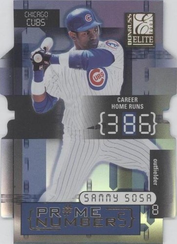 2001 Donruss Elite - Sammy Sosa #PN-8B