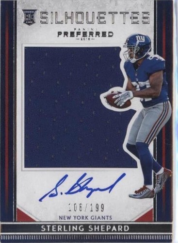 2016 Panini Preferred Sterling Shepard #80