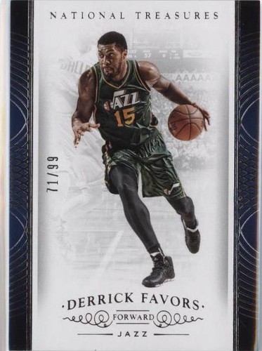 2014-15 Panini National Treasures - Derrick Favors #29