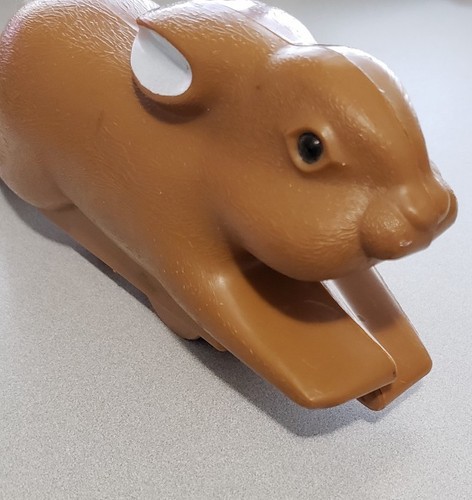 VINTAGE 1950s Marx RABBIT HUNT Wind Up Bunny Target WORKING Rare