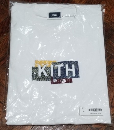 トップス ttt KITH Wild Flower Box Logo Tee KITH Floral Flower Box Logo Graphic T Shirt Men's Large