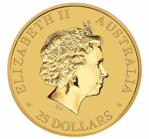 2000 Australia 1/4 oz Gold Kangaroo BU Coin In Case .9999 The Perth Mint $25