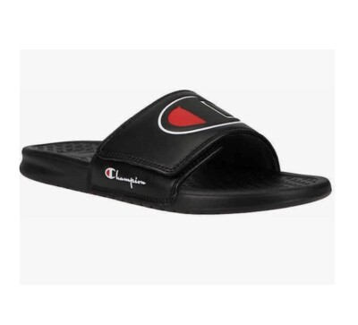 champion slip on slippers women s size 6 champion large logo 363386601119