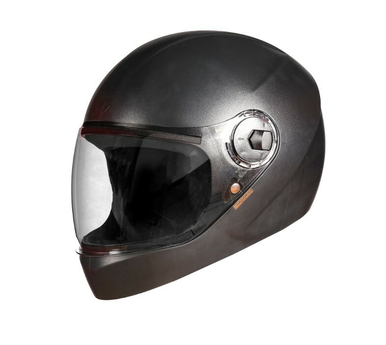 SBH-21 Wiz Dashing Black Full Face With Plain Visor Helmet L Size 600mm  