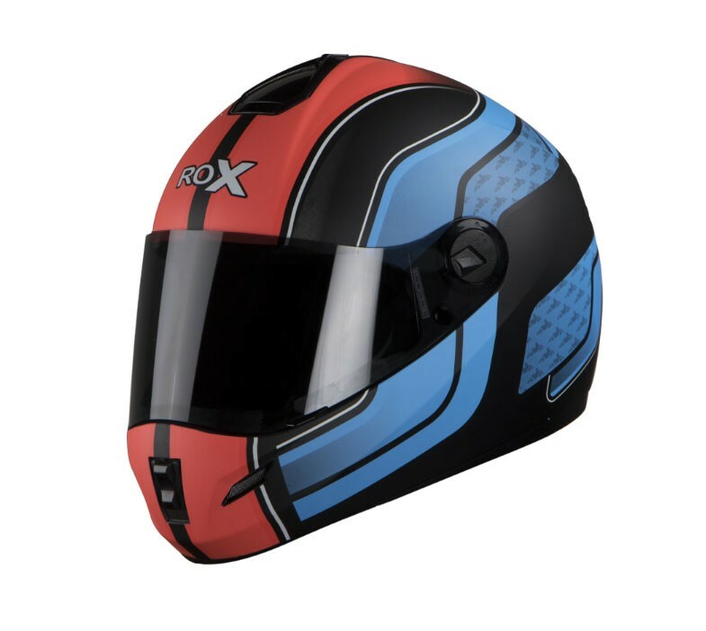 SB-39 Rox Blast Mat Black Full Face Helmet With Plain Visor L Size 600MM