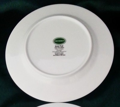 Portmeirion Snow Fruit Salad Plate~7 7/8