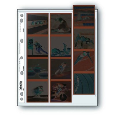 Print File 120-3HB 120 Negative Archival  6x6cm Storage Pages, 25 Sheets