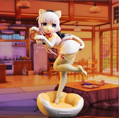 19CM Anime Miss Kobayashi's Dragon Maid Kanna Kamui Statue pvc Figure Model Toy 