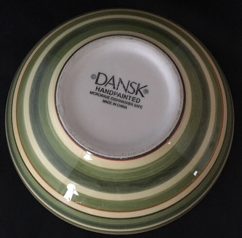 Soup Cereal Dessert Bowls Dansk Lime Twist 7 1/4