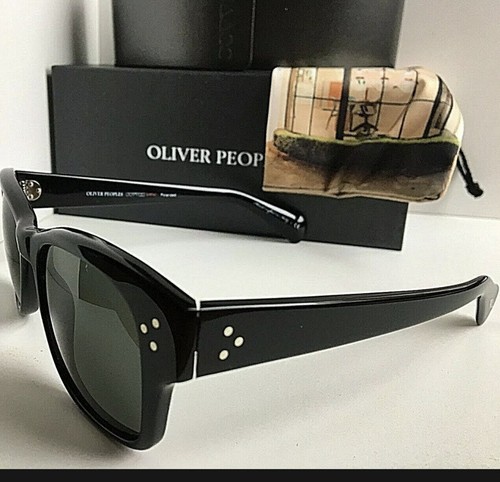 Pre-owned Oliver Peoples Polarized  Ov 5242s 1005/p2 Jannsson Sun 51mm Black Sunglasses