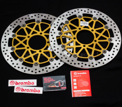 2x 330mm Brembo HPK Front Brake Discs for Kawasaki ZX-10R
