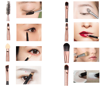 20pcs Makeup BRUSHES Kit Set Powder Foundation Eyeshadow Eyeliner Lip Brush NEW 3