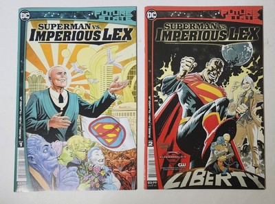 FUTURE STATE SUPERMAN VS. IMPERIOUS LEX #1 & 2 NM DC lot of 2