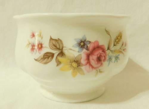 Creamer & Sugar Bowl w/ Tray Set vintage Jubilee Fine Bone China made England mn