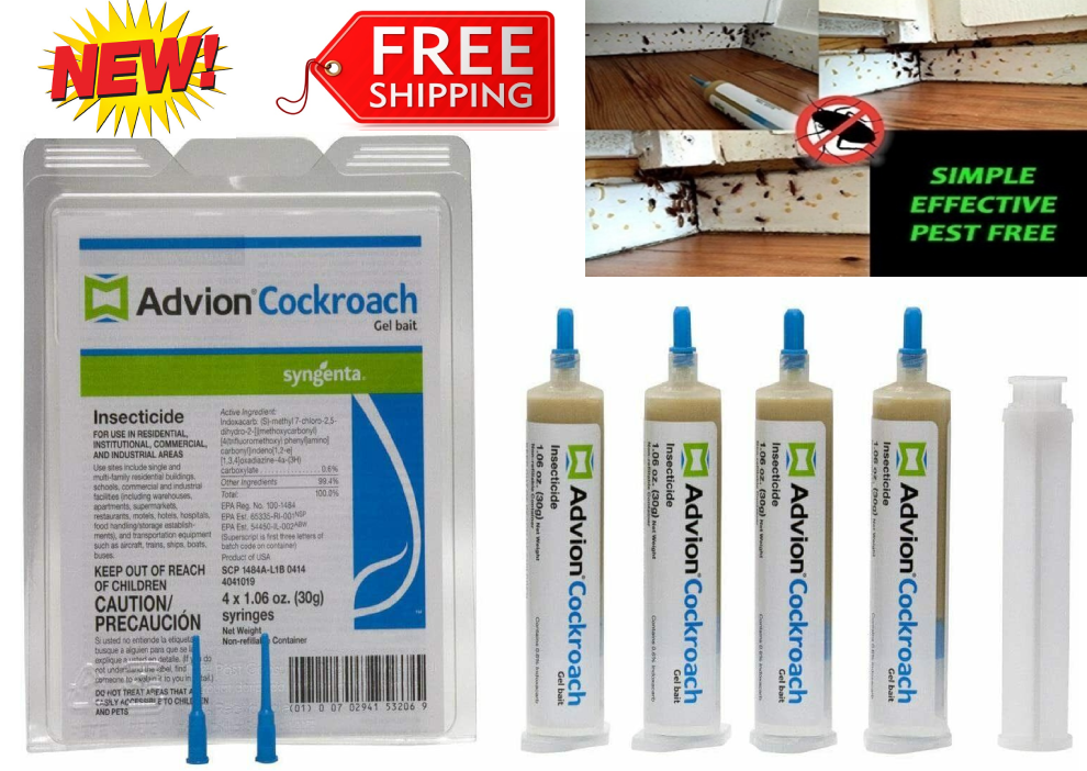 Advion Roach / Cockroach Killer Bait Gel ...