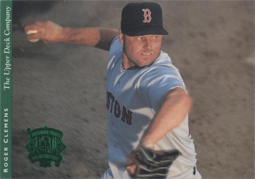 1994 Upper Deck Iooss Collection All-Star Jumbos - Aaron Sele Roger Clemens #21