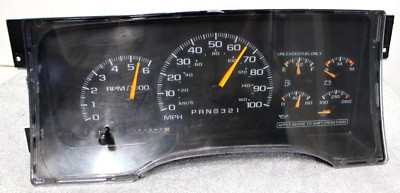 General Motors 1997 C/K Truck Dash Instrument Cluster Tach Speedometer See Video