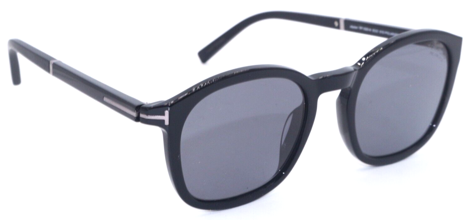 Pre-owned Tom Ford Tf1020-n 01d Jayson Black/polarized Grey Lens Authentc Sunglasses 52-21