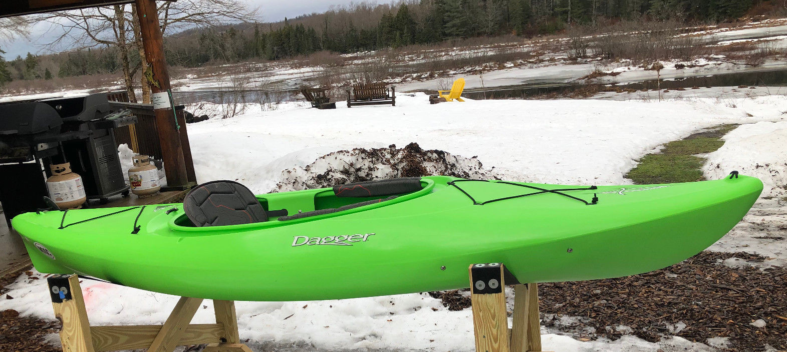 Dagger Zydeco 9 Recreational Kayak - Lime Green - Used 2018 Rental