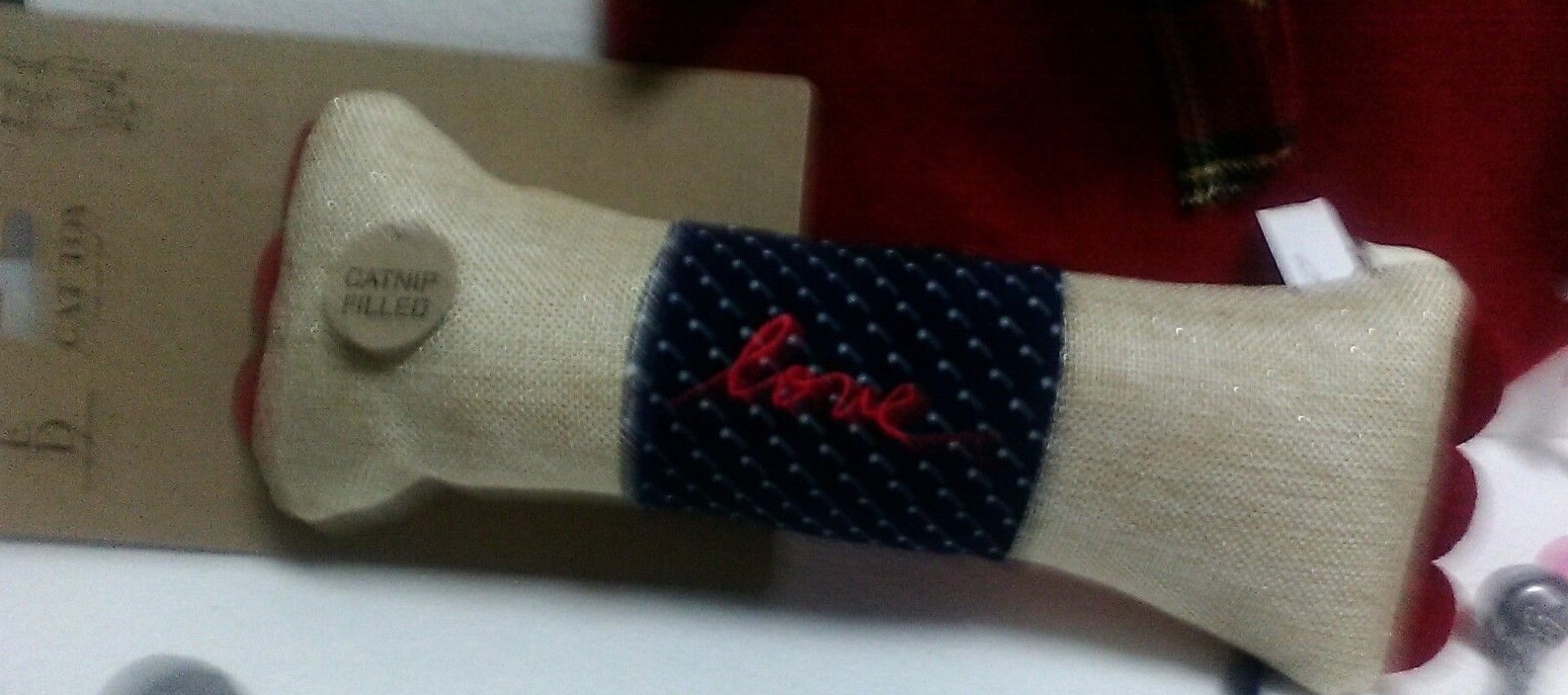 ED Ellen DeGeneres Cat Christmas Stocking w/Toys, NEW!