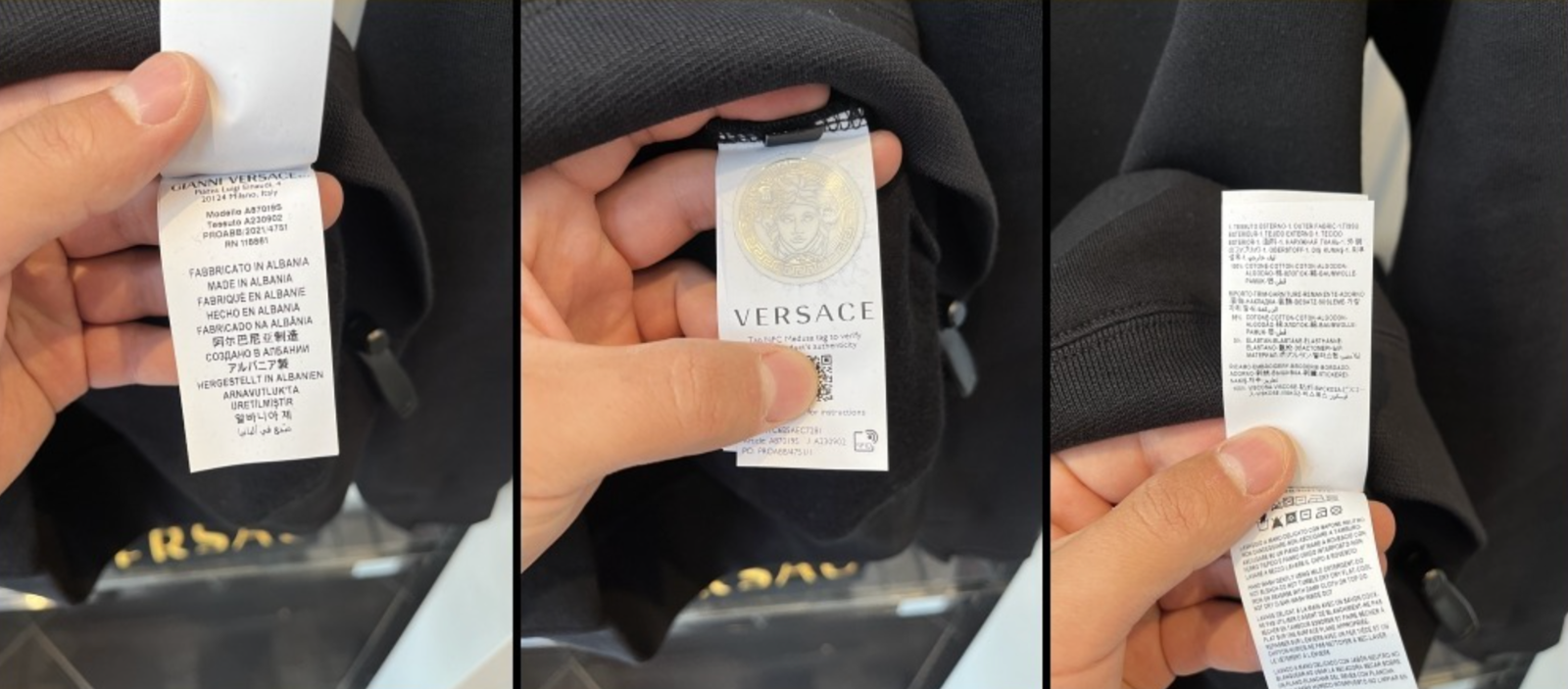 Pre-owned Versace Brushed Embroidery Logo Gold Sweater Sweatshirt Pullover Jumper Xl