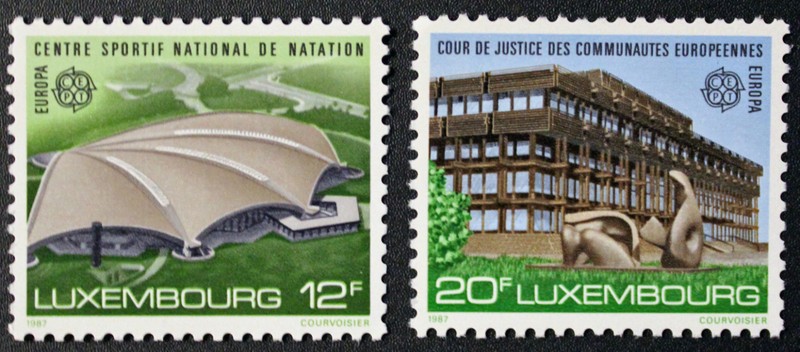 Timbres / Stamp Luxembourg Yvert Et Tellier N°1124 à 1125 Nsg (Cyn10)