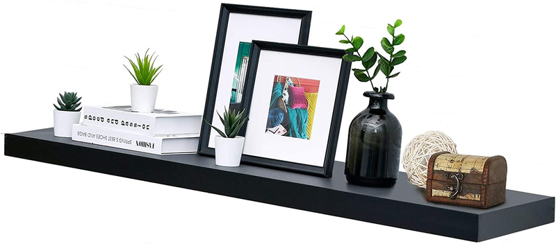 Black Mission Floating Shelves for Wall for Bedroom Living R