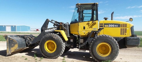 WHEEL LOADER KOMATSU 126HP ENCLOSED CAB AC AND HEAT AUXILIARY HYDRAULICS