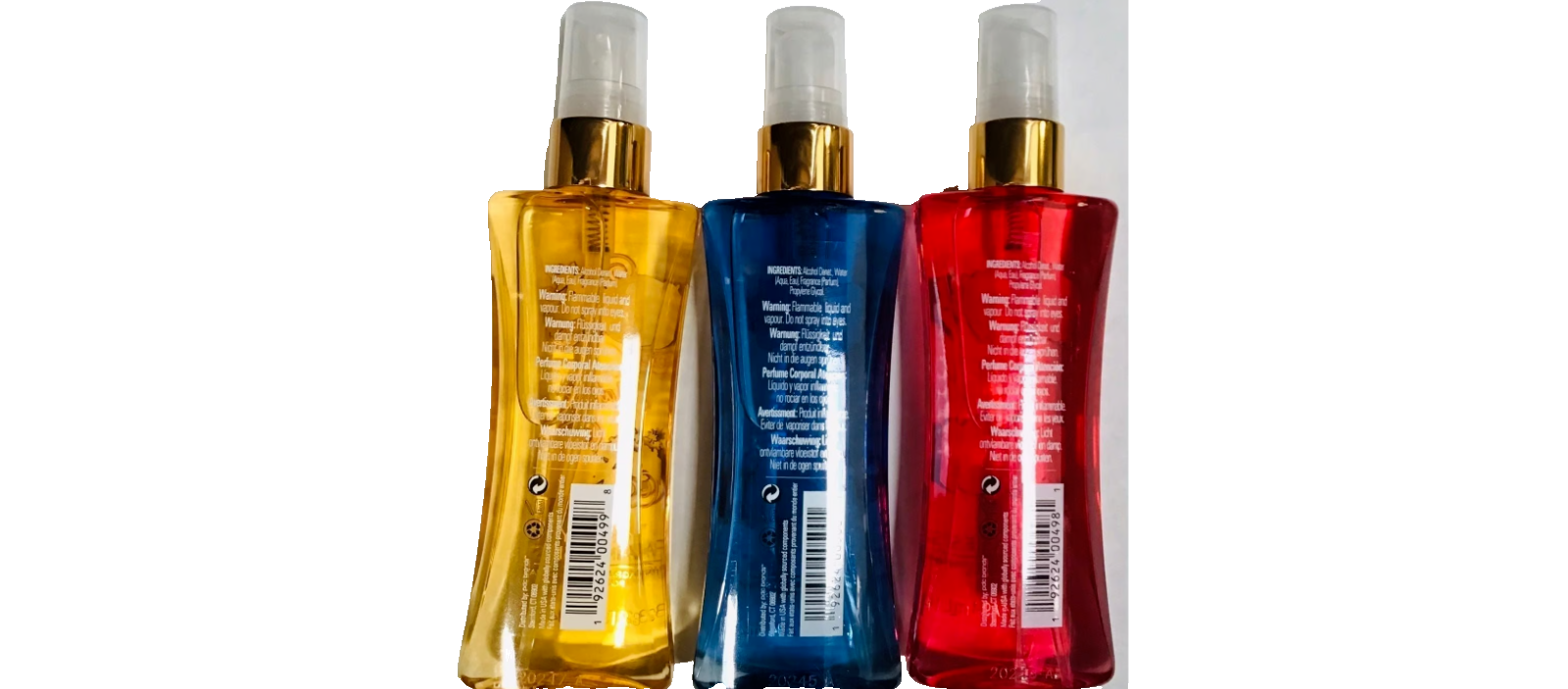 3-PACK BODY FANTASIES Fragrance Body Spray 3.2 fl oz ea. Limited Edition
